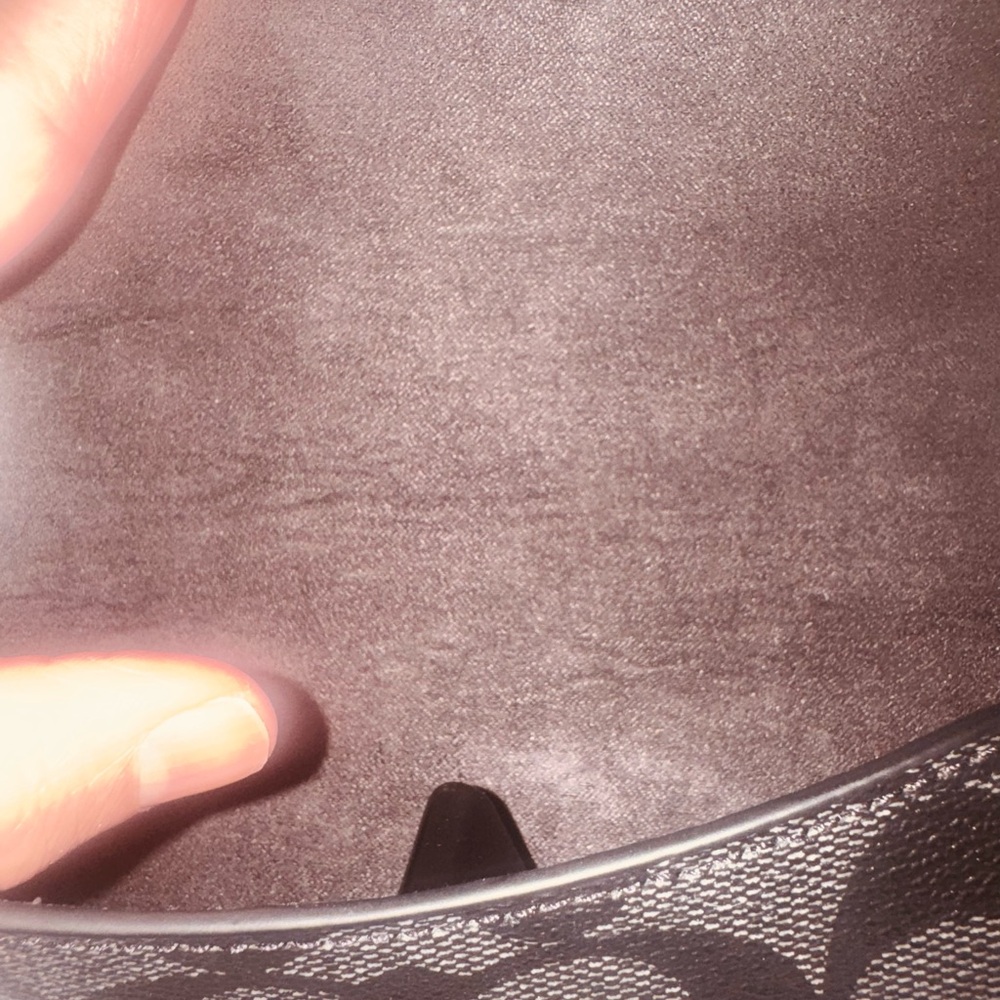 Coach leather black signature sunglasses/glasses lanyard case. Rare! - Picture 3 of 11